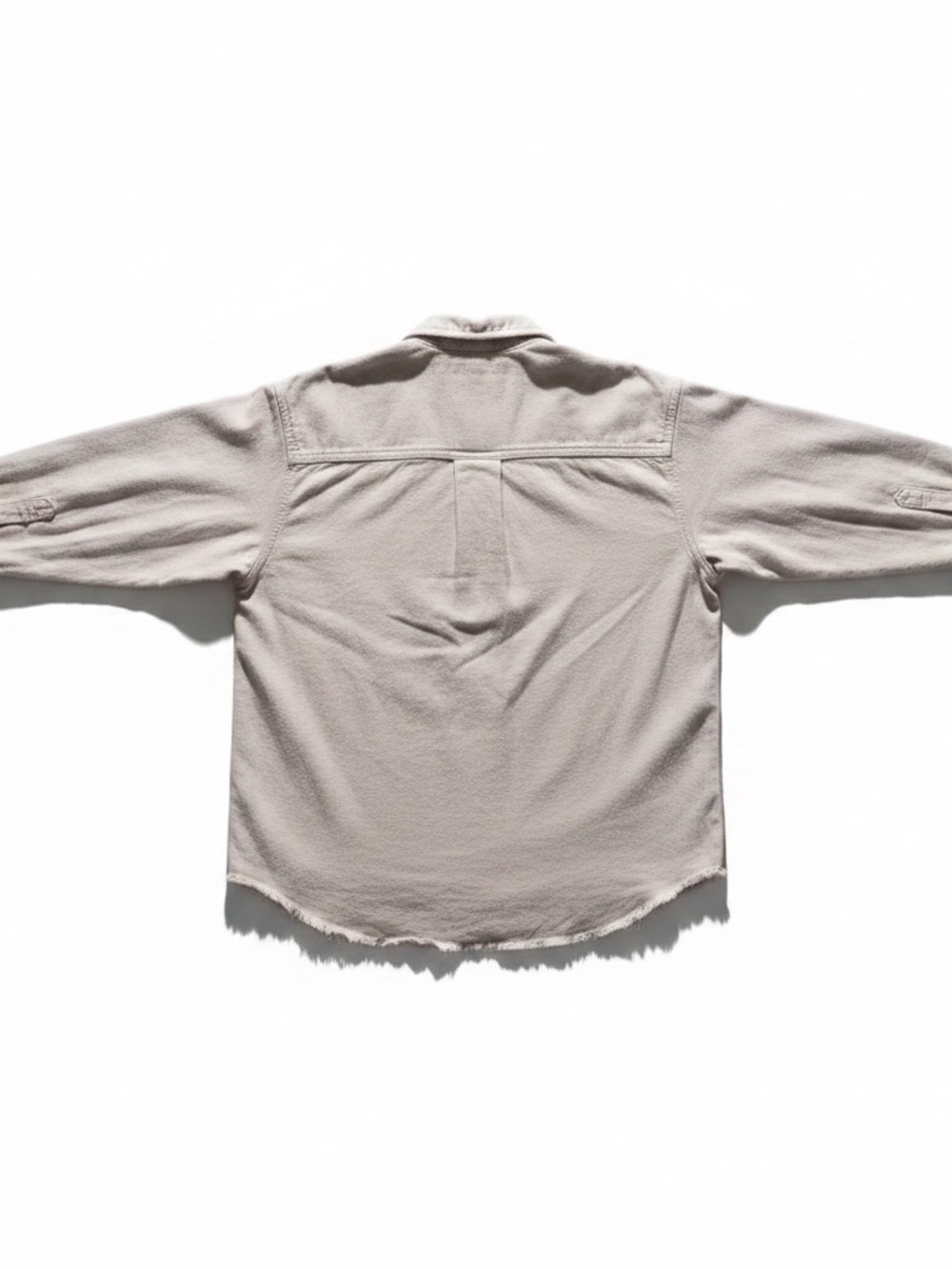 Women’s Zara Light Gray Textured Button-Up Shirt - Picture 2 of 11